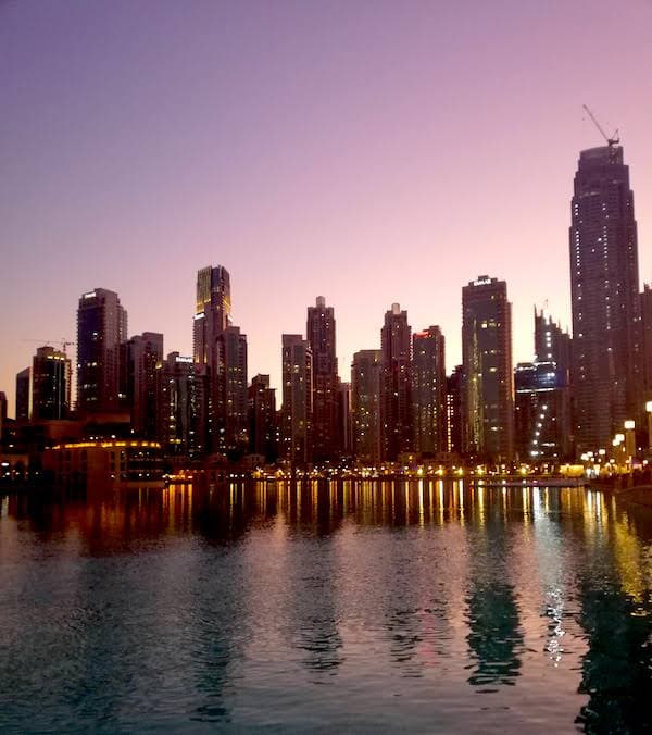 Die Hochhäuser von Dubai
