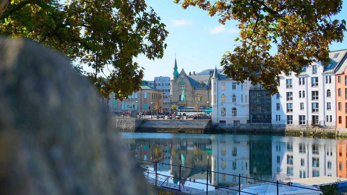 Die Altstadt von Ålesund