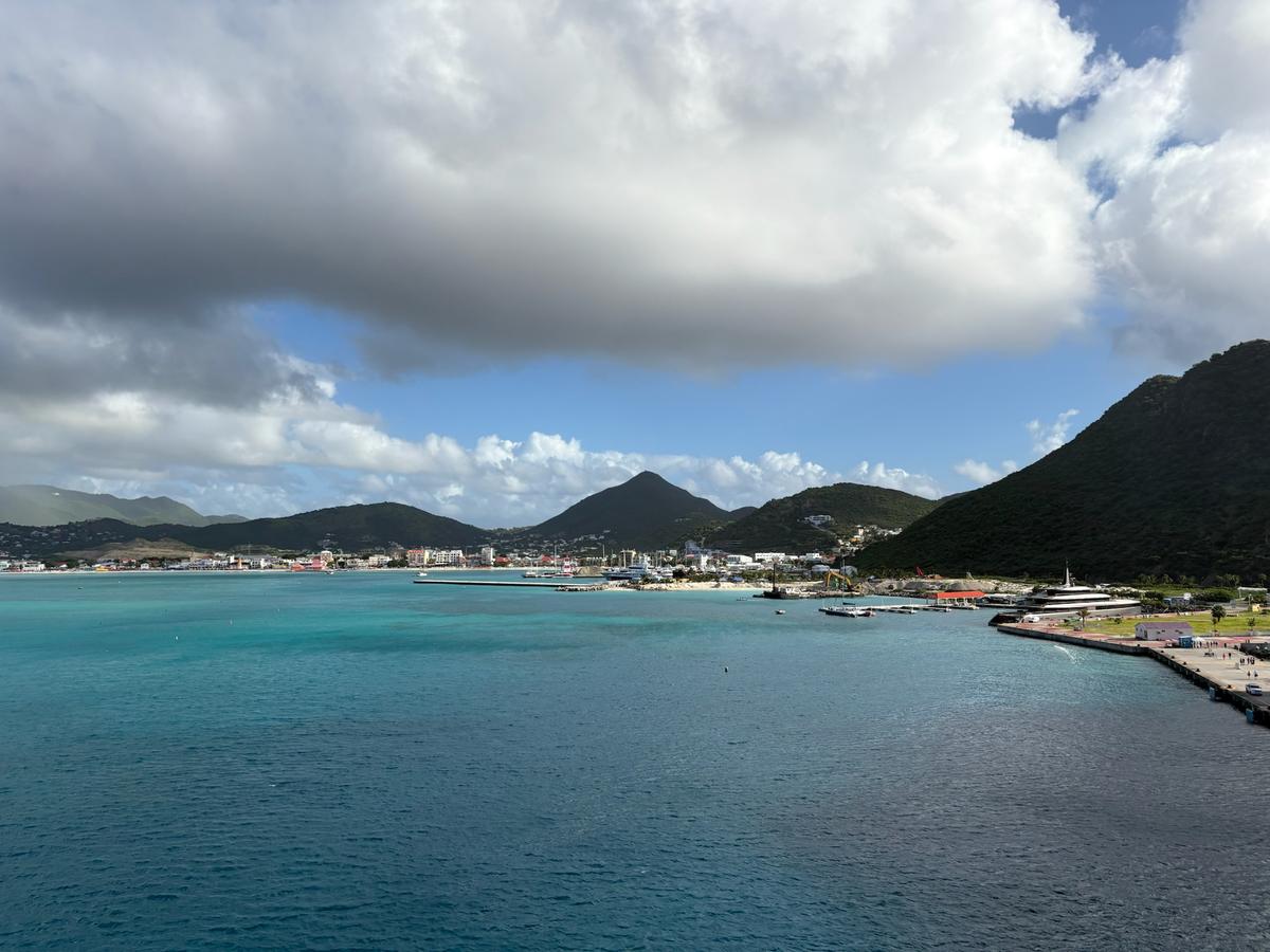 Blick auf die Bucht von Philipsburg