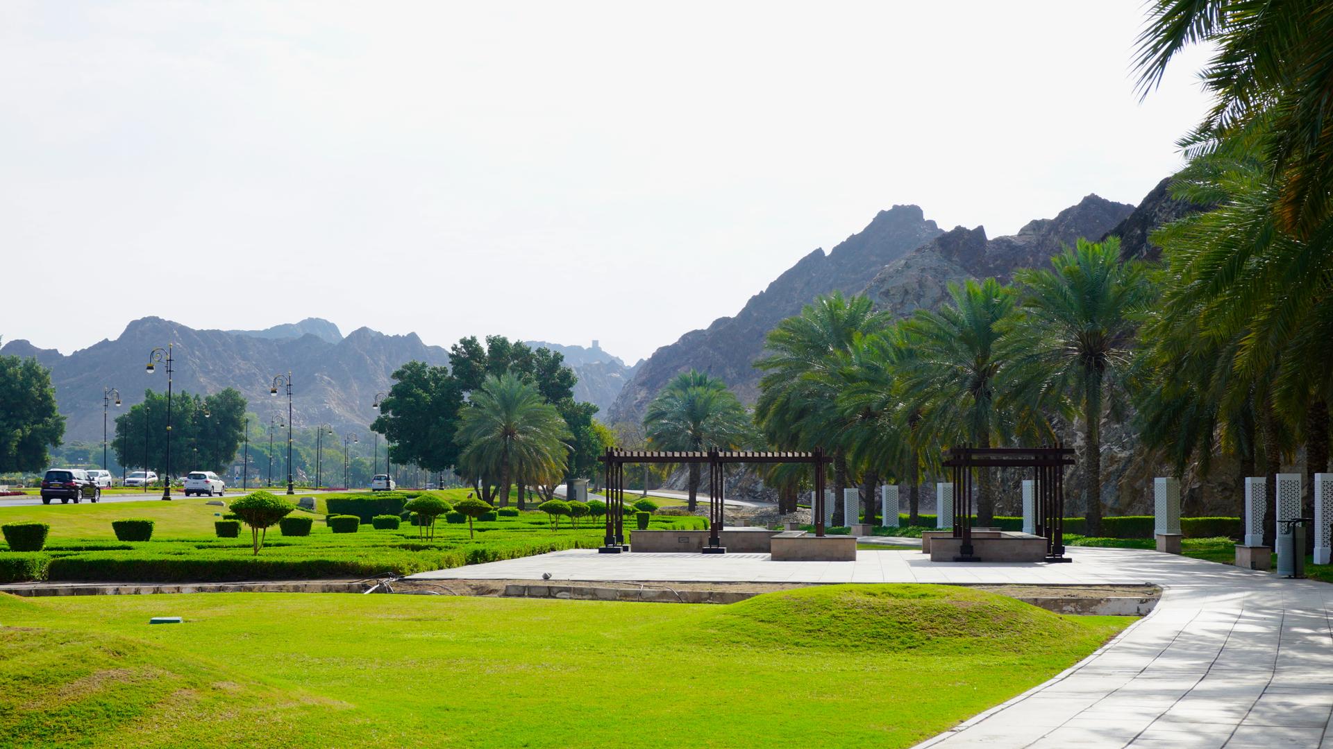 Die grüne Küste von Muscat