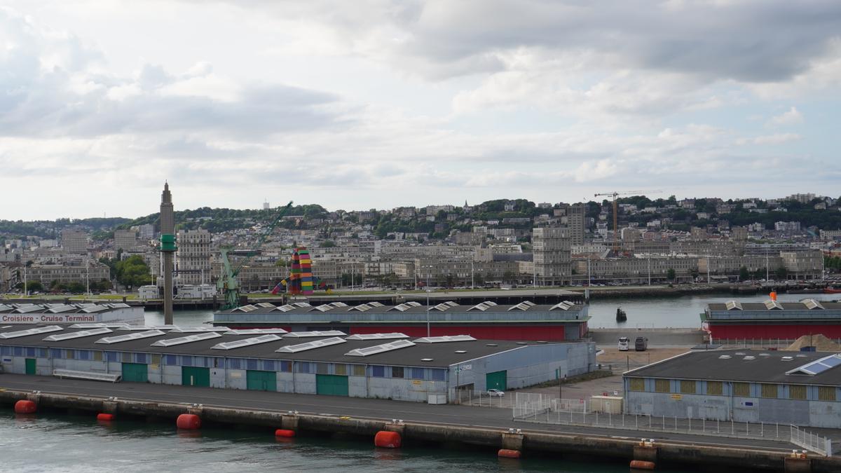 Die Stadt Le Havre mit St. Josephs Kirche