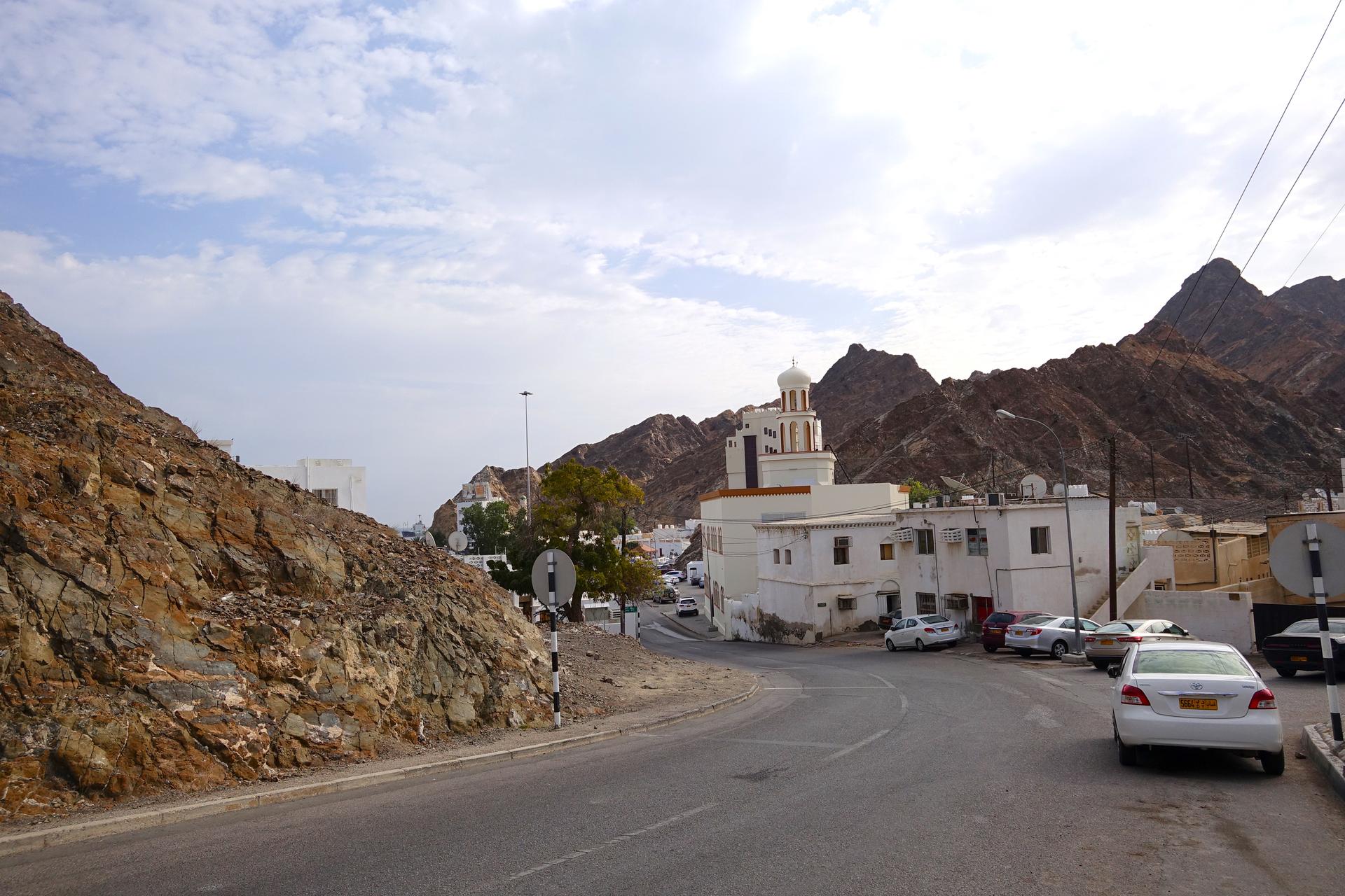 Das bergige Hinterland im Oman