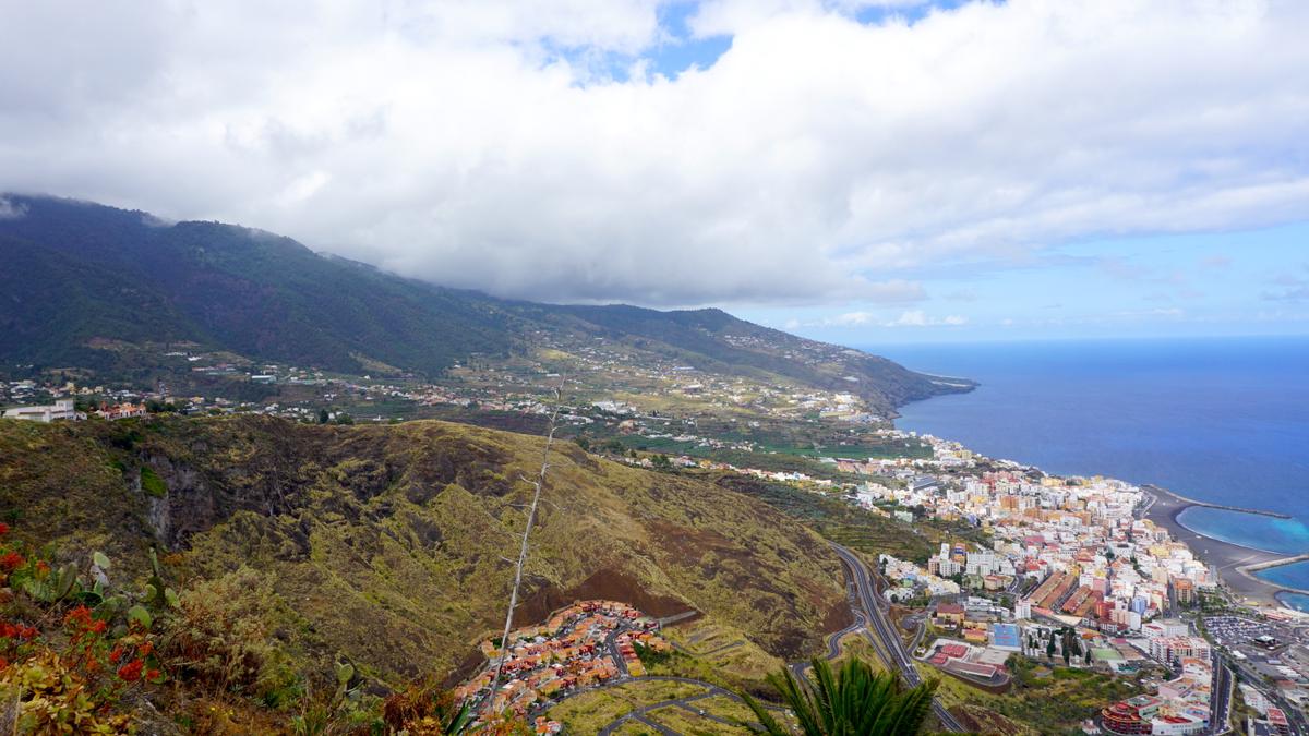 Blick auf die Hauptstadt von La Palma