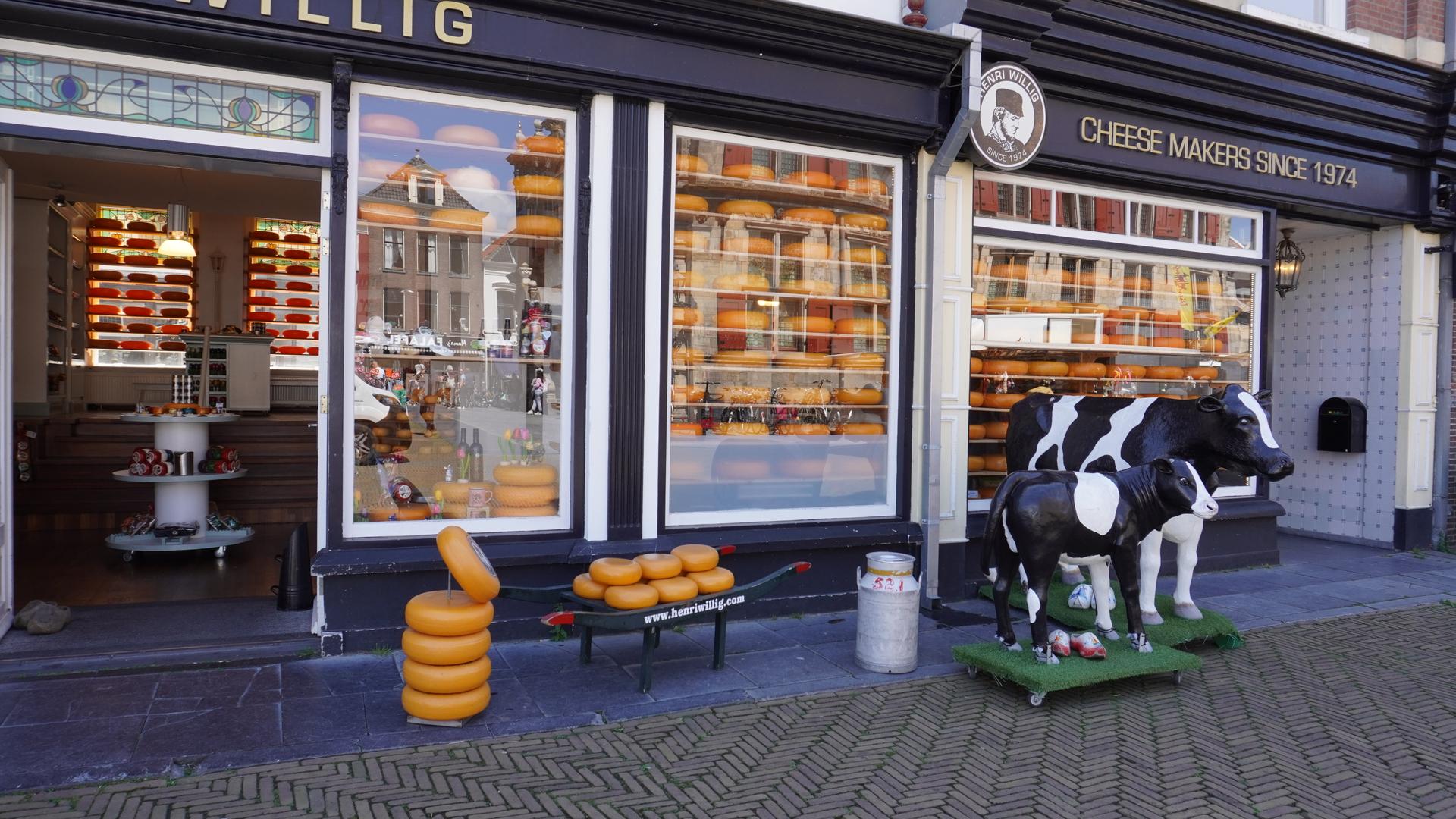 Einer von vielen Käse-Händlern in den Niederlanden