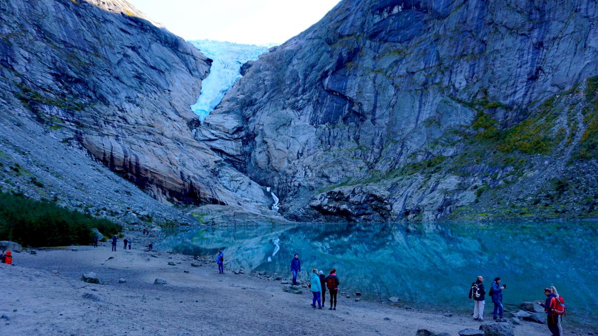 Der Briksdal-Gletscher