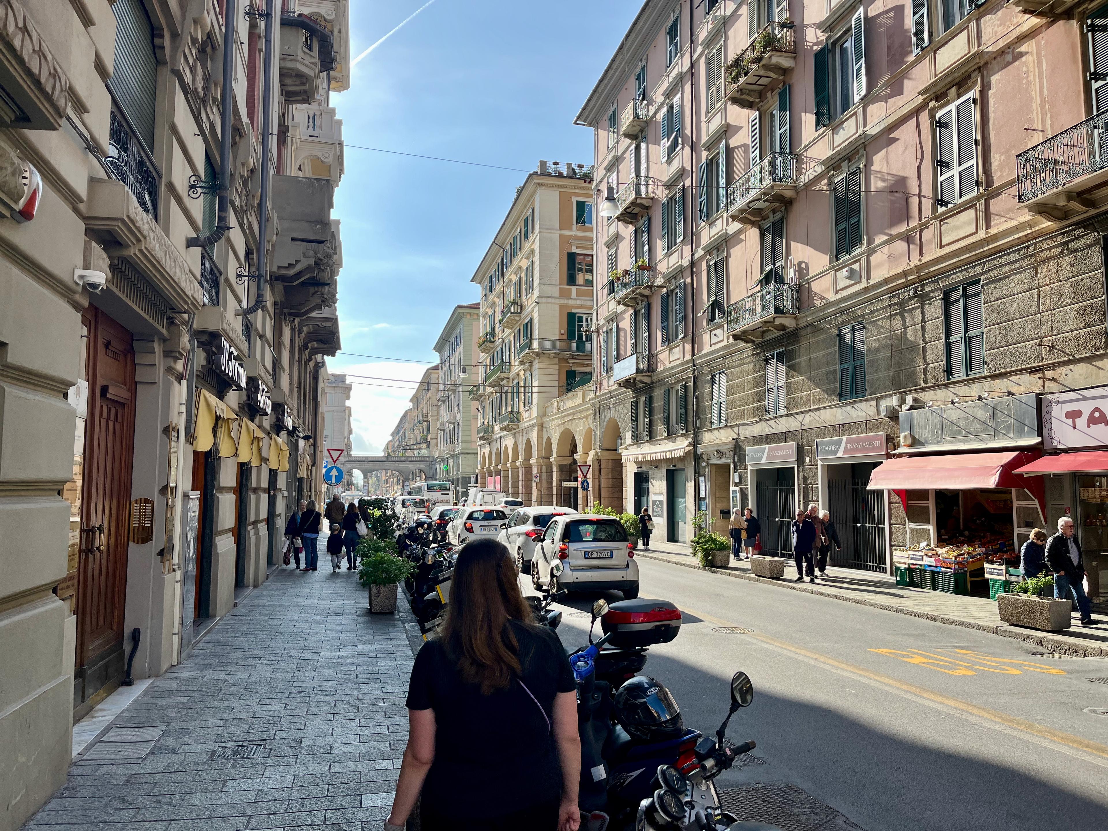 Die Straßen von Savona