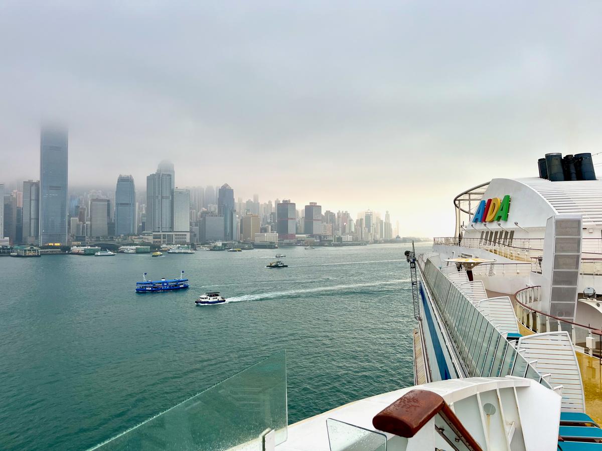 Der Hafen von Hong Kong