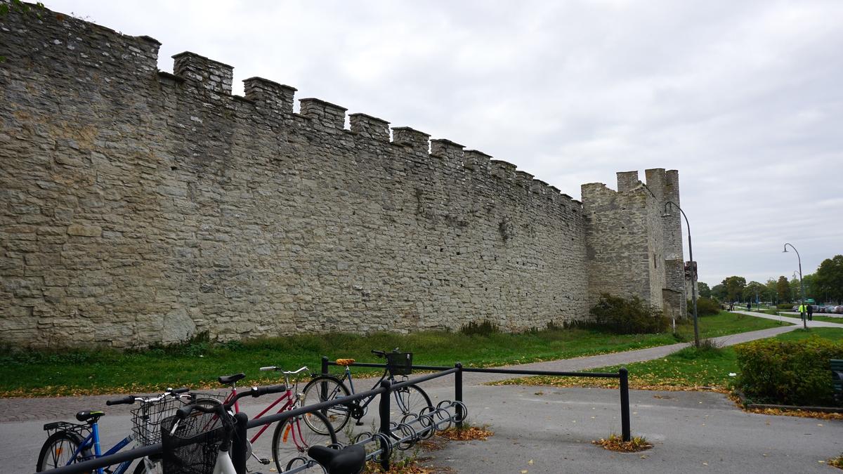 Die Stadtmauer von Visby