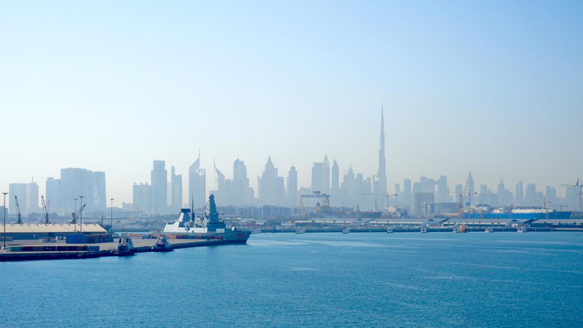 Die Skyline von Dubai