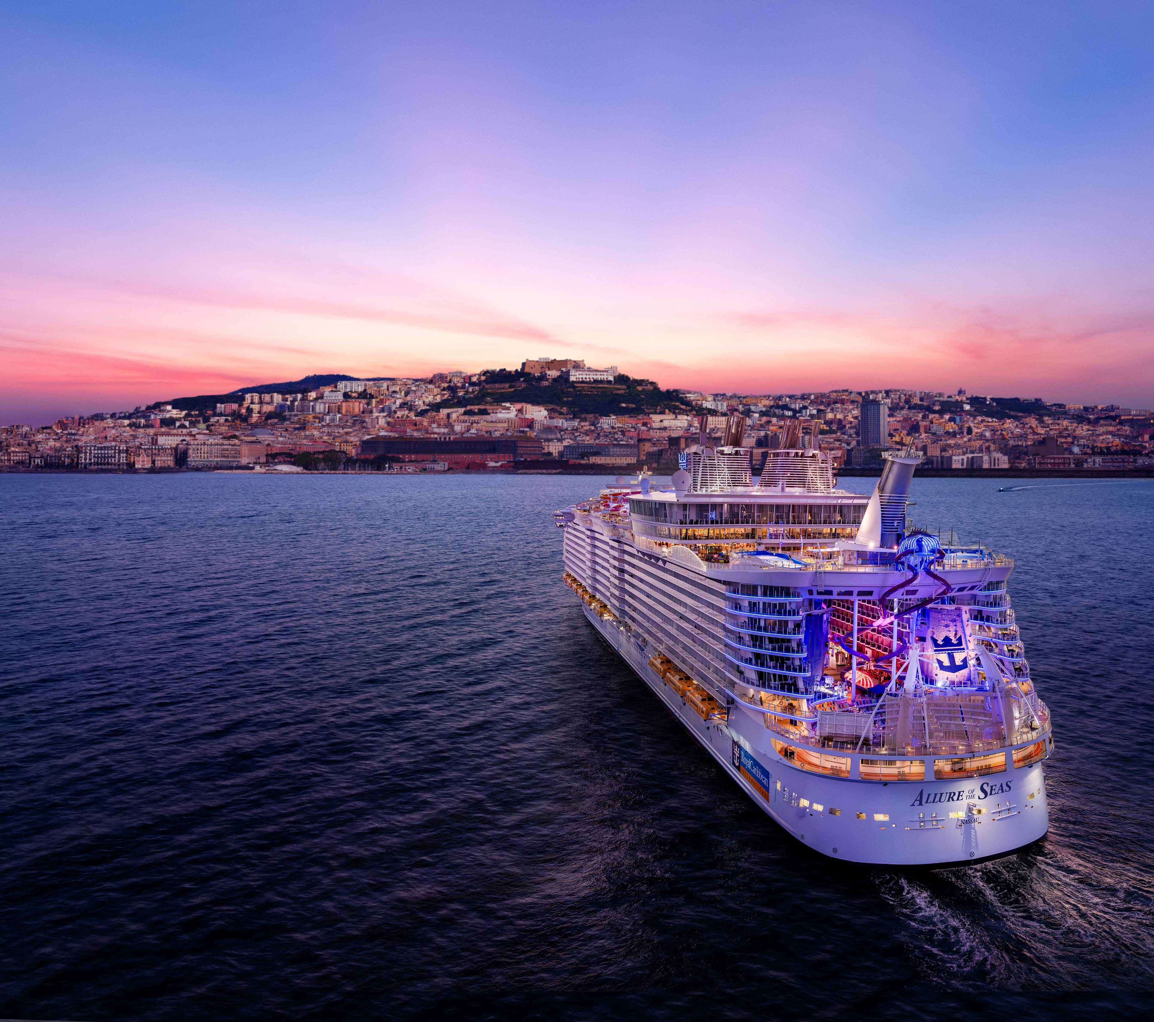 Die neue Allure of the Seas im Mittelmeer