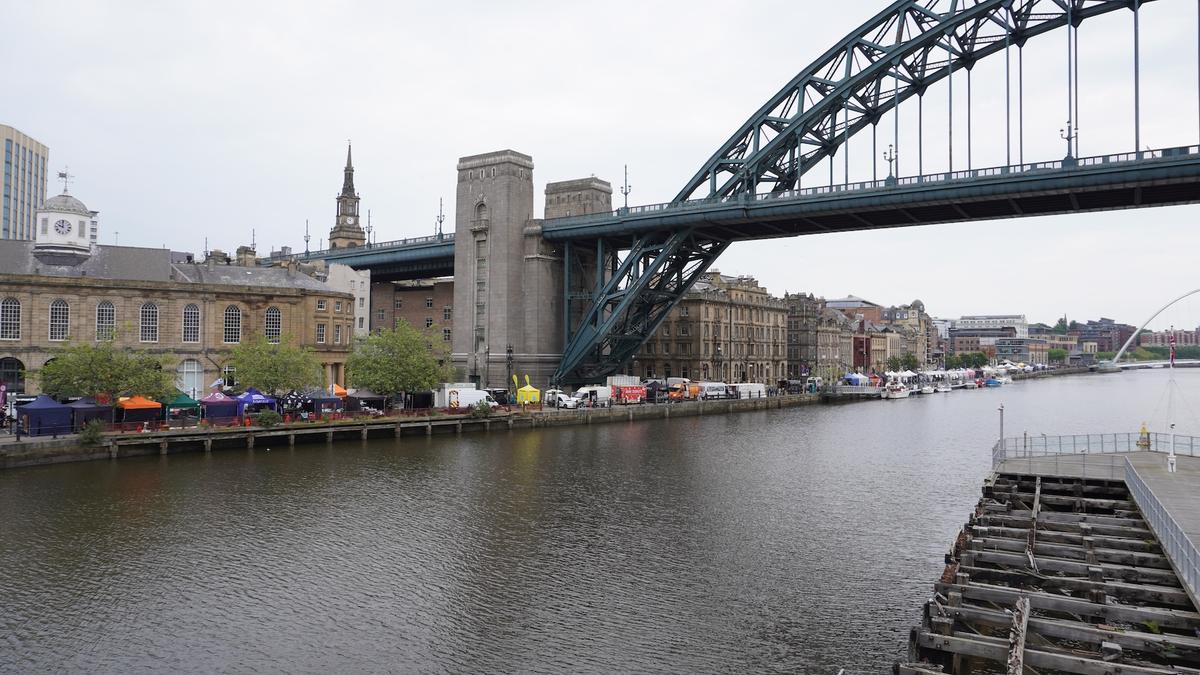 Blick auf die Stadt Newcastle