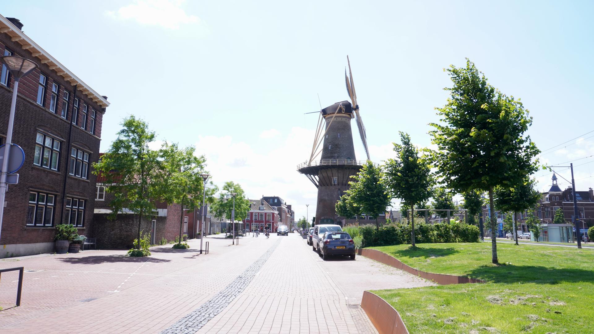 Die ikonische Windmühle von Delft