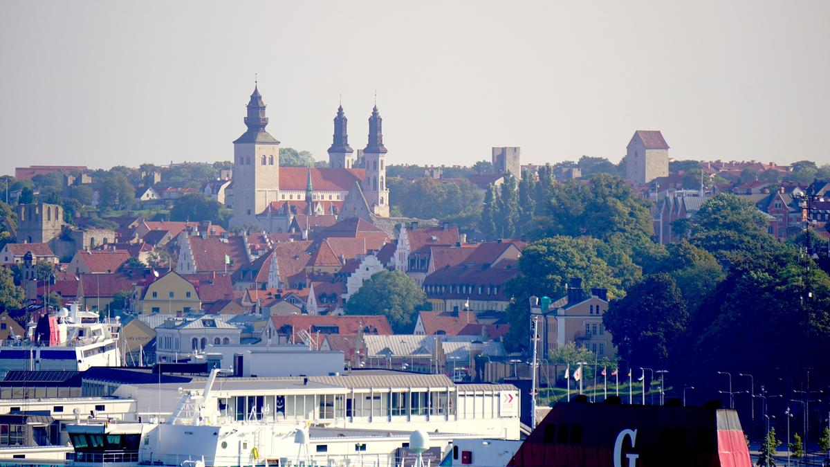 Blick auf Visby