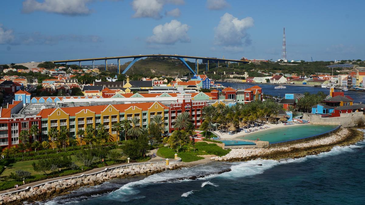 Blick auf Curacao