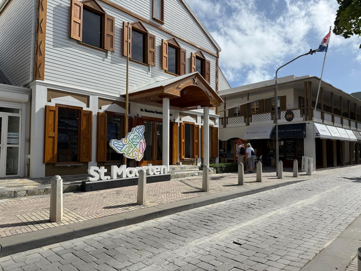 Die Hauptstraße von Philipsburg