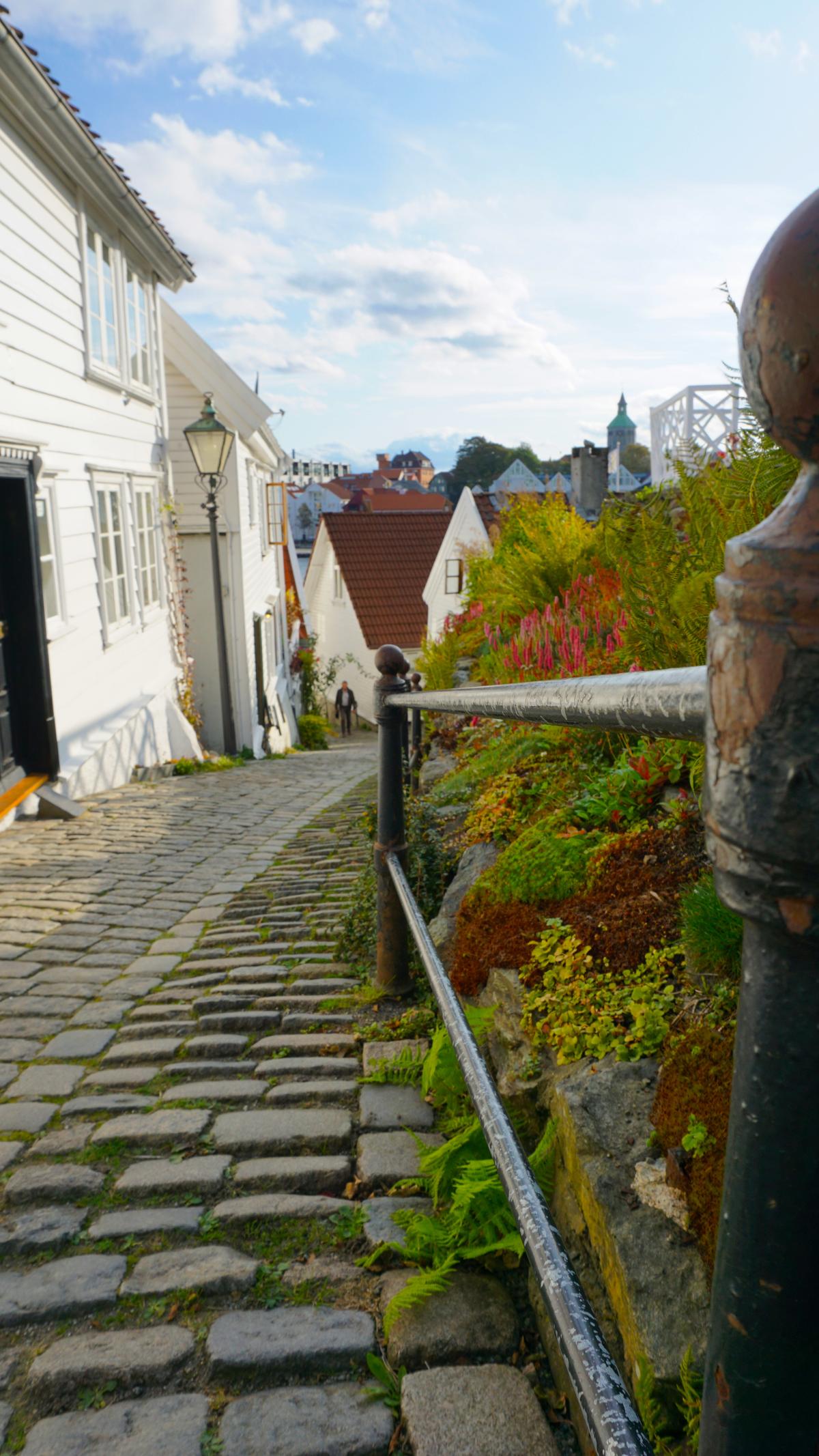 Die historische Altstadt Game Stavanger in Norwegen