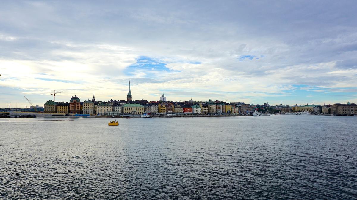 Blick auf Stockholm