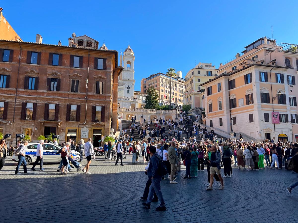 Immer gut besucht: Die Spanische Treppe
