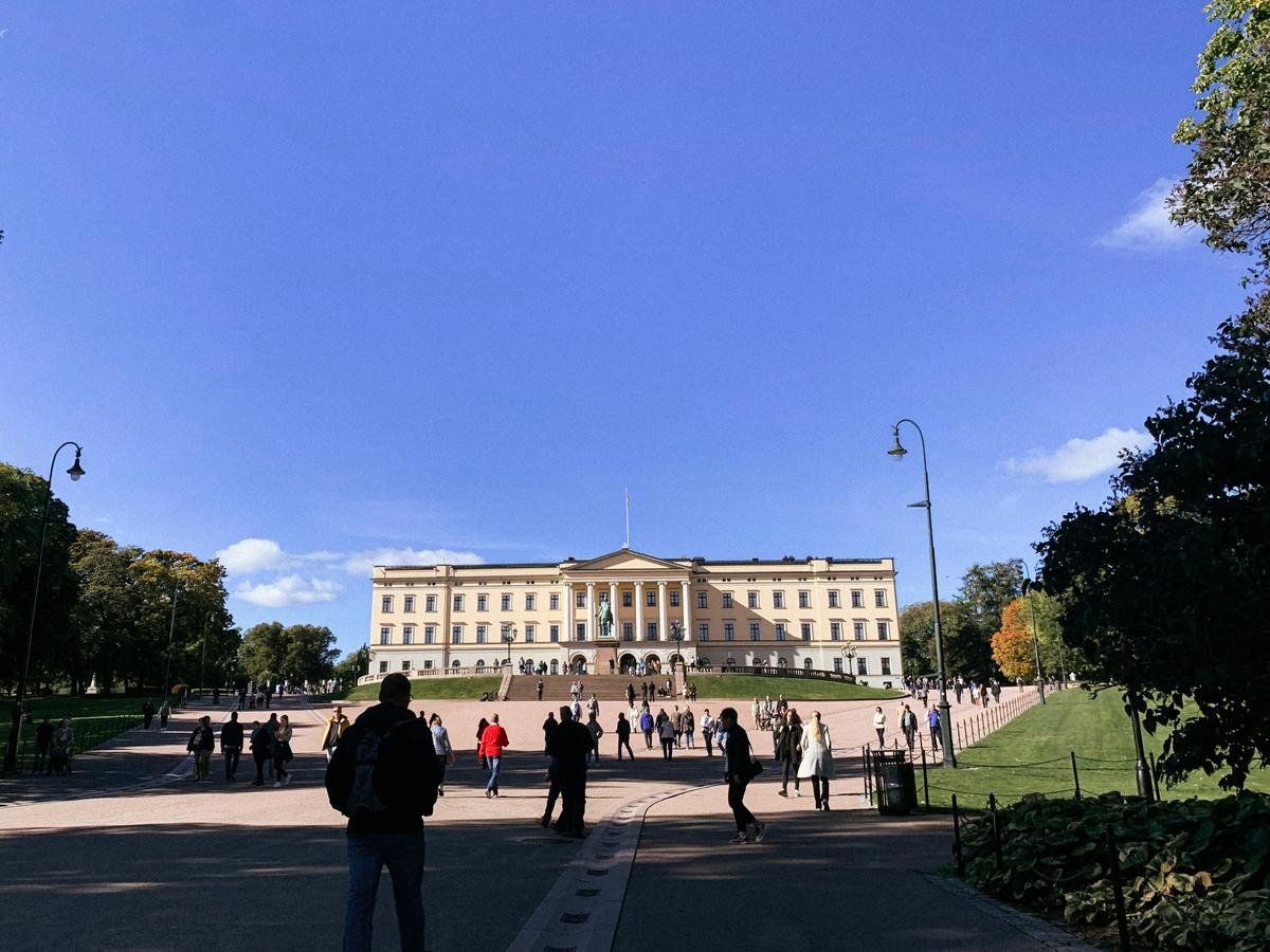 Das Schloss der norwegischen Königsfamilie