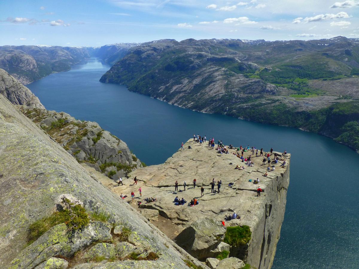 Die Felsplattform Preikestolen