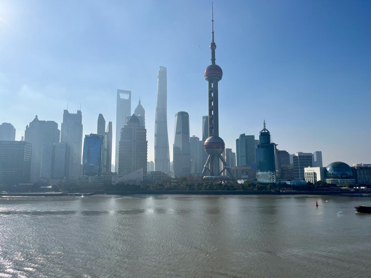 Die Skyline von Shanghai