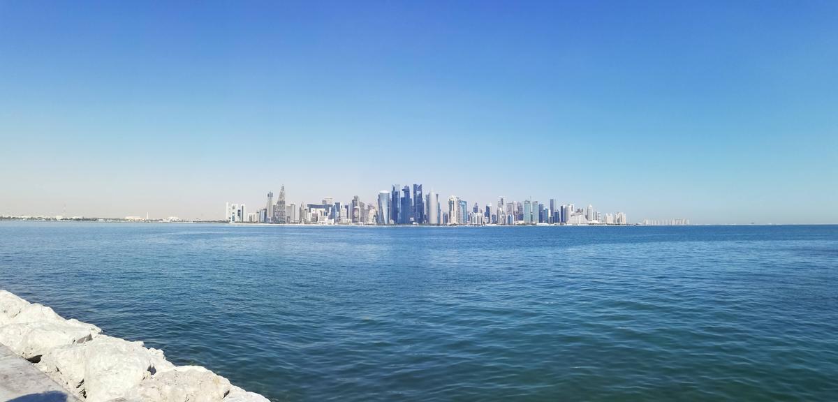 Die Skyline von Doha