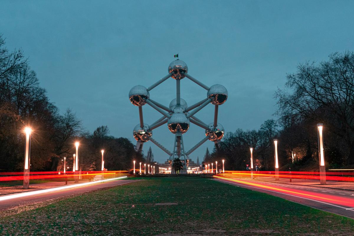 Das Atomium in Brüssel