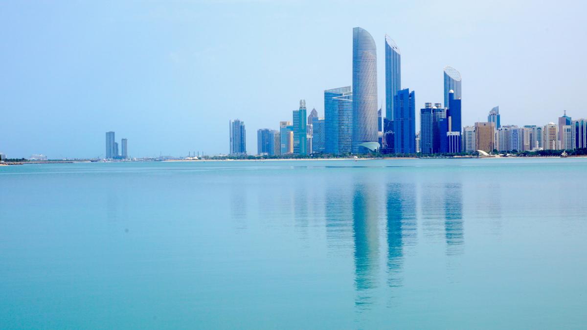 Die Skyline von Abu Dhabi