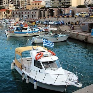 Boote im venezianischen Hafen von Heraklion