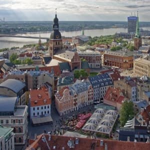 Panoramablick über Riga