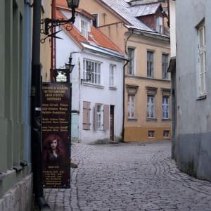 Landausflug in Tallinn: Gasse in der Altstadt Tallinns