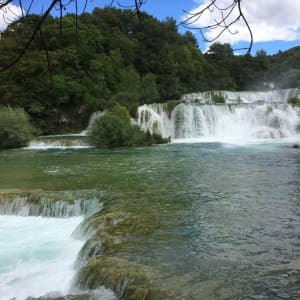 Landausflug in Split: Wasserfall im Krka Nationalpark