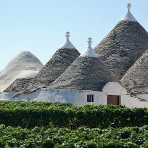 Apulien ist bekannt für seine einzigartigen Trulli-Häuser