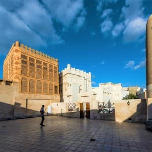 Die traditionellen und renovierten Häuser von Muharraq