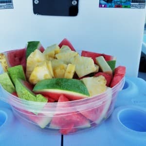 Exotische Früchte als Snack