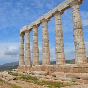 Tempel des Poseidon in Kap Sounion
