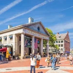 Freizeit auf dem Quincy Market