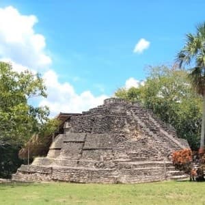 Tempel der Ruinenstätte Chacchoben