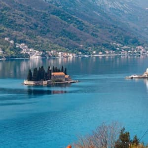 An exciting tour to Perast and a great view of the island "our Lady of the Rocks" awaits shore excursions guests