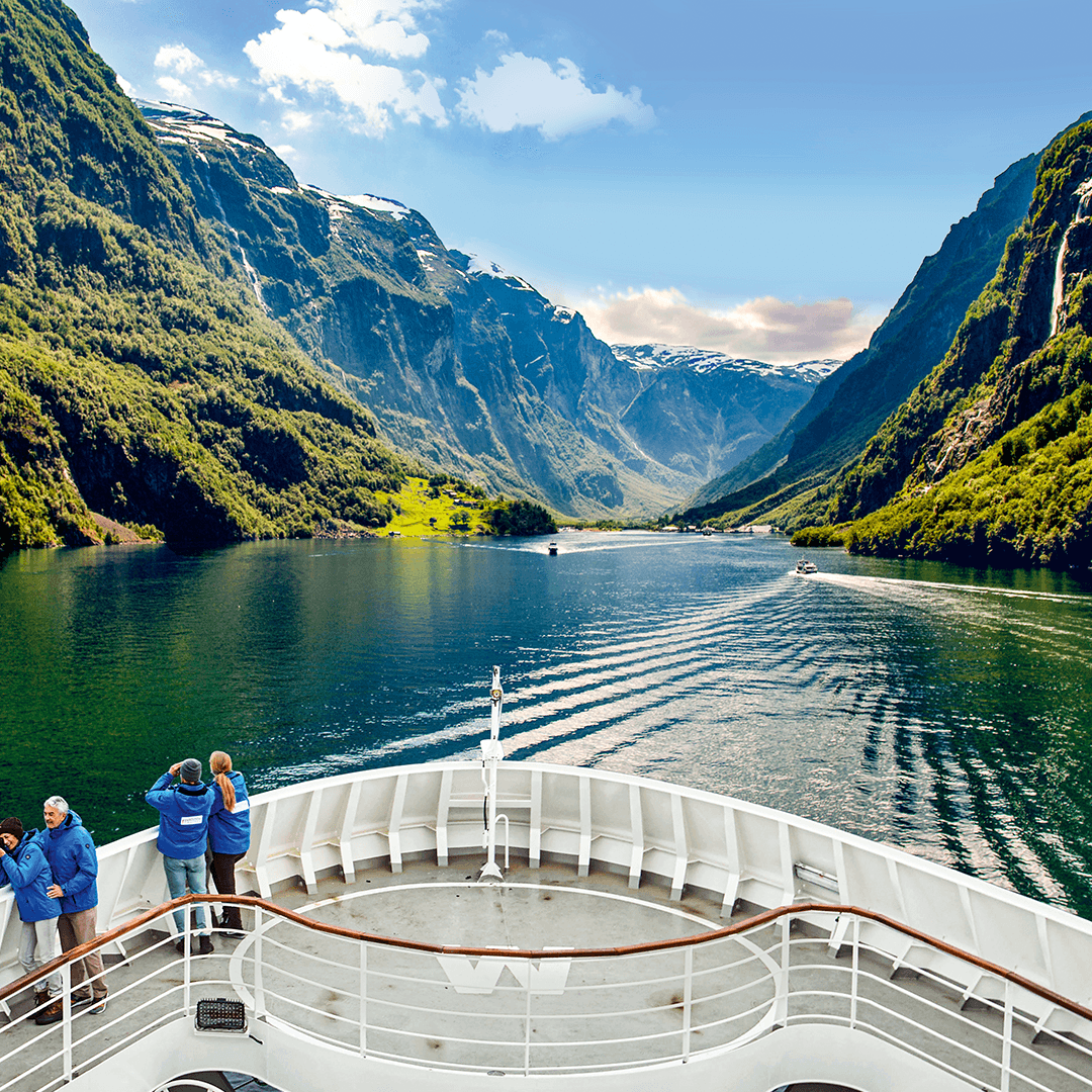 Ein Fjord in Norwegen