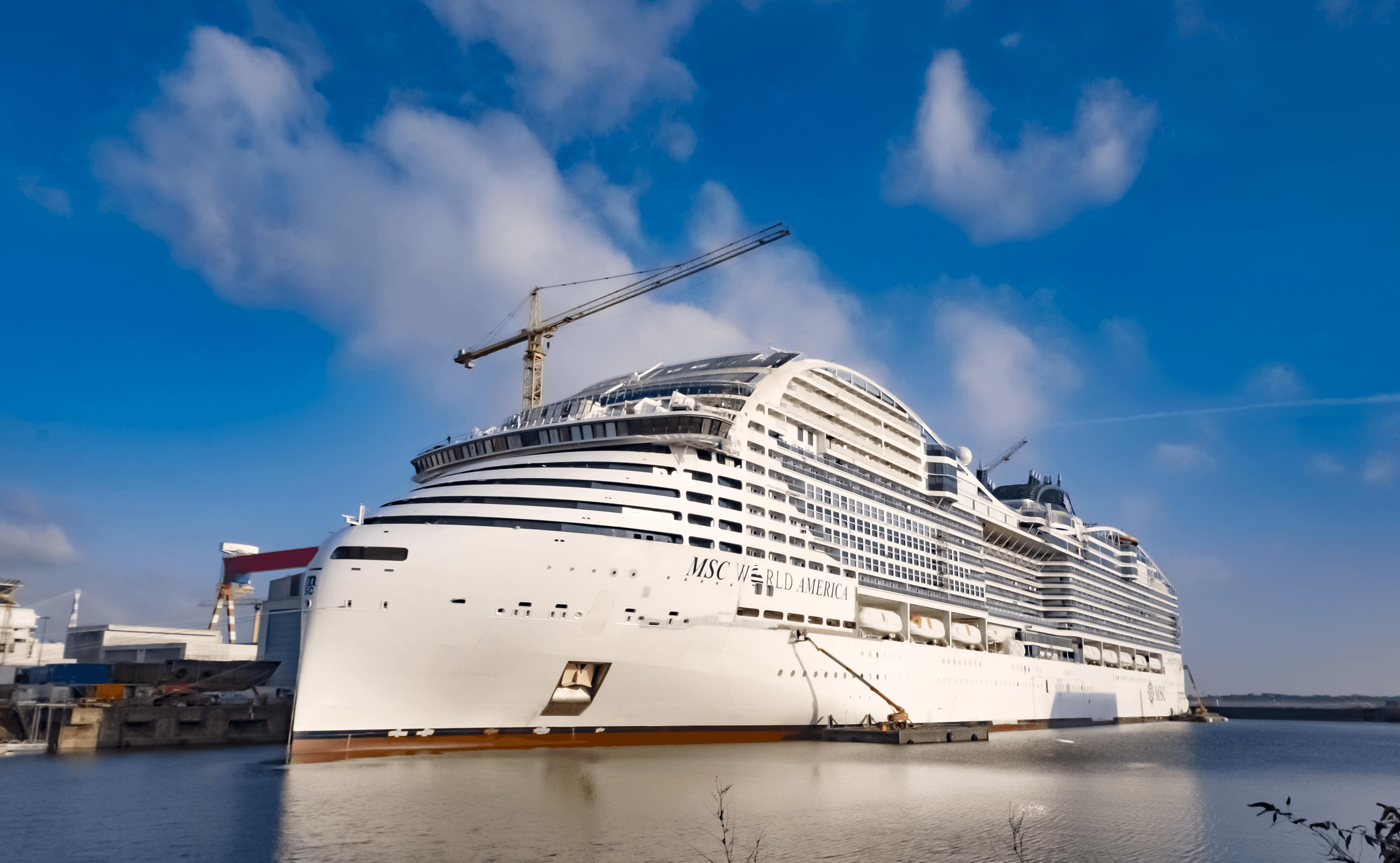 Die neue MSC World Amerika im Bau