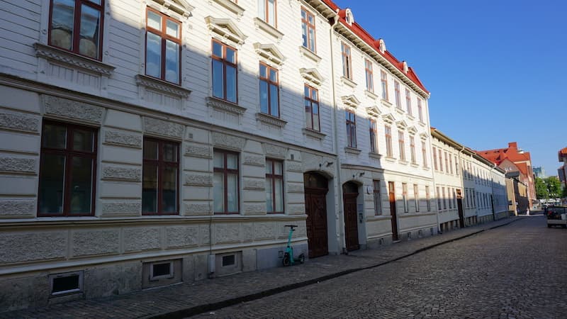 DSC07389 Alte Holzhäuser im Herzen von Göteborg