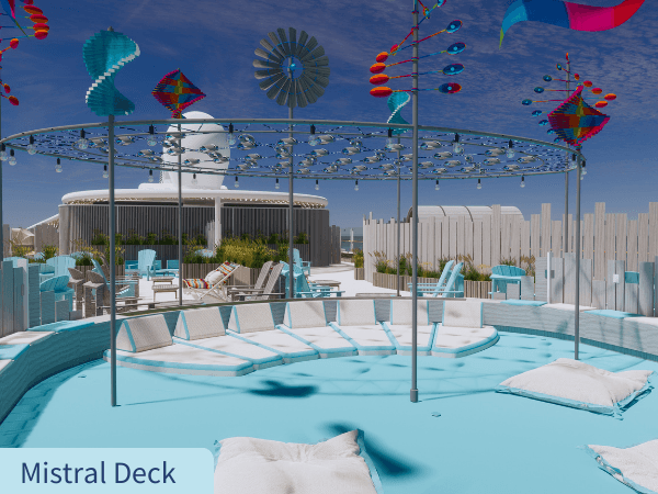 8 Das Mistral Deck der Mein Schiff Flow
