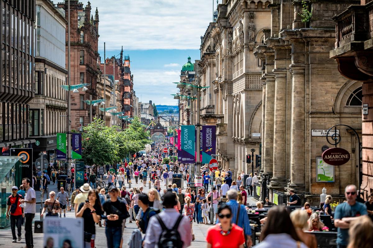 Das Stadtzentrum von Glasgow | Bild © Artur Kraft auf Unsplash