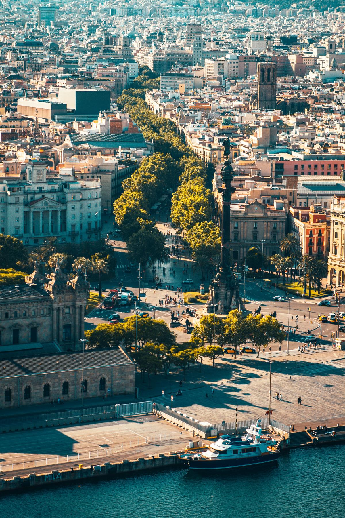 Die Innenstadt von Barcelona
