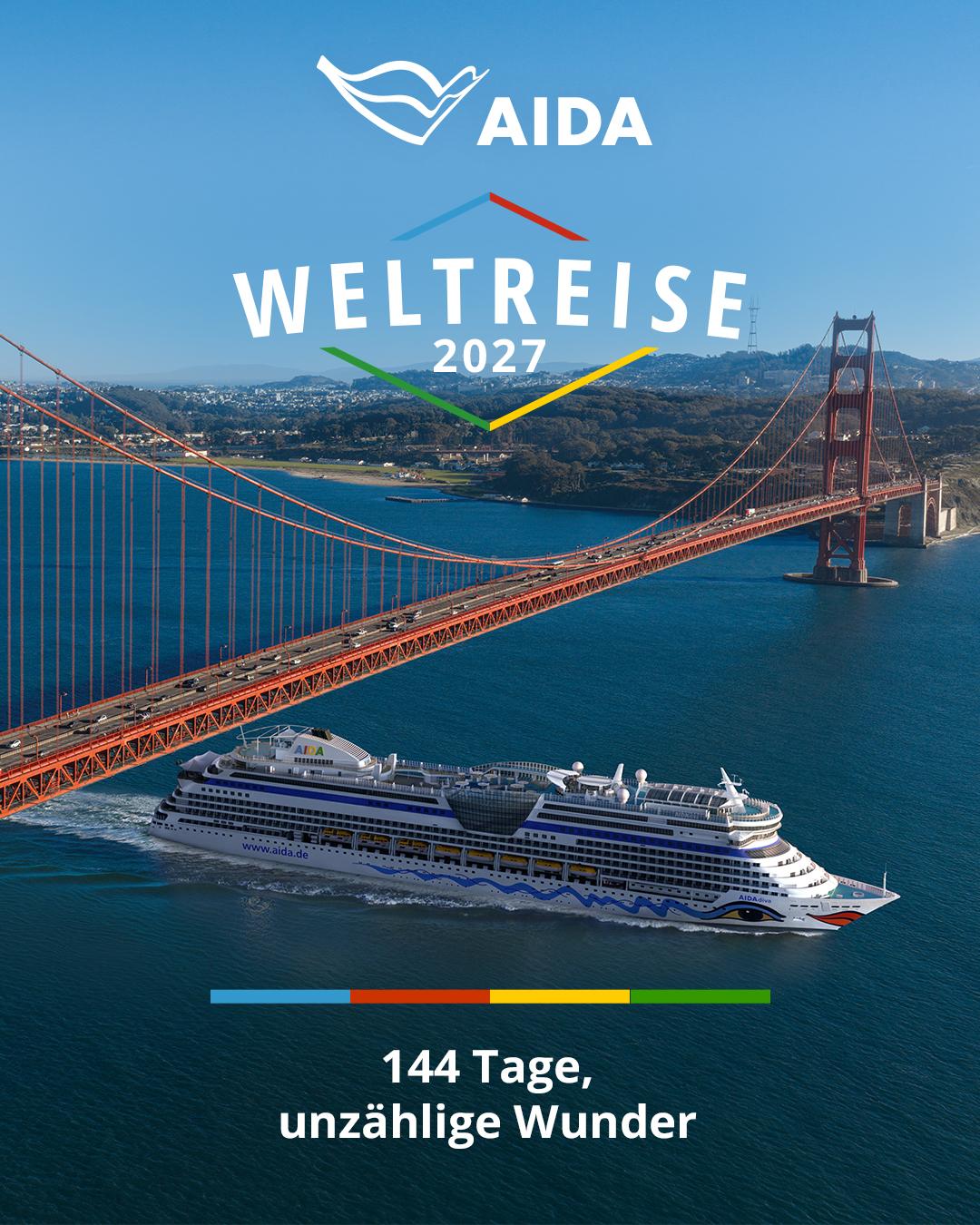 Die AIDA Weltreise 2027/28