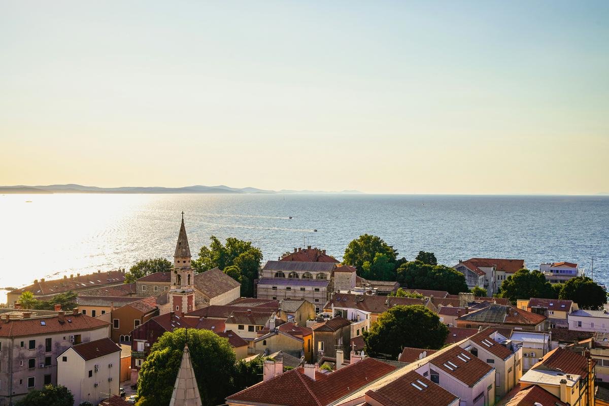 Blick auf die Altstadt von Zadar