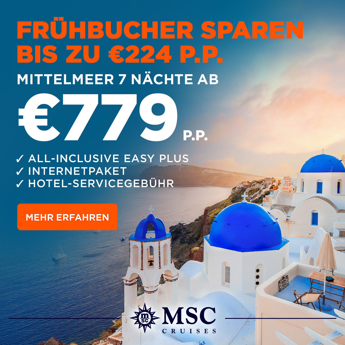 MSC Sommer 2023 Frühbucher Plus